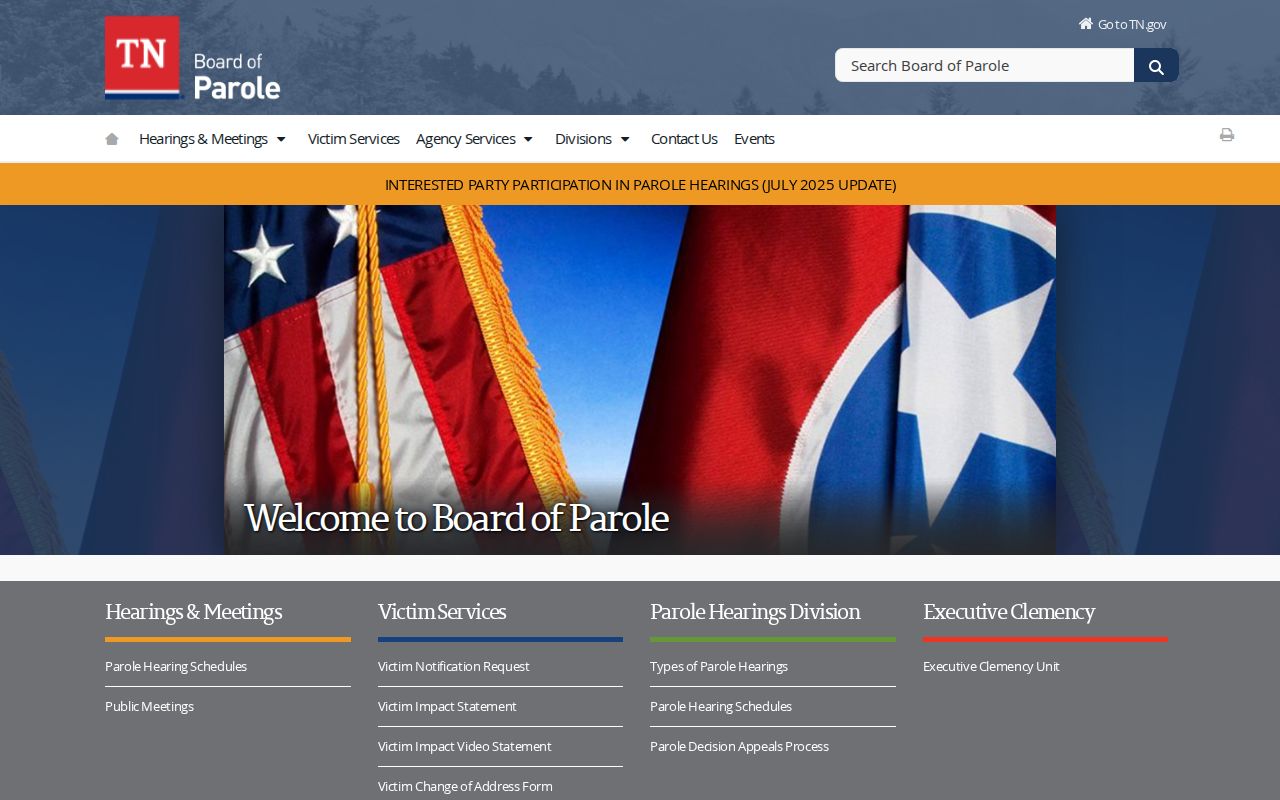 Decatur County criminal records Tennessee Board of Parole
